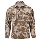 British Army Jacket Combat Tropical Desert Camouflage Shirts Men DPM Camo Lightweight Military Surplus Issue Men’s Tactical