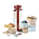 Broadway Basketeers Condolences Gourmet Gift Basket, Kosher Sympathy Food Gift Baskets for Delivery, Perfect Care Package Box or Assorted Snack Gifts for Bereavement, Loss, Funeral, or Shiva