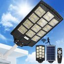 2024 NEW 2000W Commercial LED Solar Street Flood Lights Outdoor Lamp +Pole