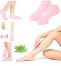 Fidrox Silicone Moisturizing Socks,Silicone Socks for Women, Women's Spa Pedicure Socks for Repairing Dry Feet,Anti Slip Aloe Socks,Cracked Heels and Vitamin E Softening Rough Skin