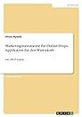 Marketinginstrumente für Online-Shops. Applikation für den Warenkorb: inkl. SWOT-Analyse