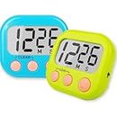 Large Magnetic Digital Timers for Classroom and Kitchen, Teacher Supplies with 2 Pack Classroom Timers for Teachers Kids