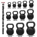 Classic Kettlebell Russian Style Solid Cast Iron 4KG to 48KG Crossfit Strength