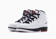 Nike Air Jordan 2 Retro Chicago Red White Shoes Kids Childrens Size US 12C New ✅
