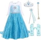 Metcuento Princess Dresses For Girls Elsa Dress Toddler Costume Birthday Party Halloween Christmas Costumes 3 Years Old