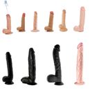 XXL Dildo 16-45cm Silikon mit Saugnapf natürlich Sexspielzeug ANAL und VAGINAL💕