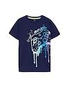 Marks & Spencer Pure Cotton Game Console T-Shirt T874275BNAVY (11-12 Years)