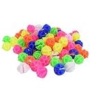TRIXES 72 Pack of Bright Multicoloured Bicycle Beads