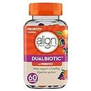 Align DUALBIOTIC PREbiotic + PRObiotic Gummies, Helps Support a Healthy Digestive System, Made With Naturally Fruit Flavours*, 60 Count