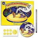 Tastenzauberei - mit CD, Piano-Bleistift und 7 lustigen Smiley-Stickern - Klavierschule Band 1 von Aniko Drabon - Musiknoten Spiralbuchbindung