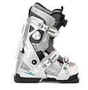 Apex Botas de esquí Blanca All Mountain Ski Boots (talla 25) Sistema de botas de esquí para esquiadores intermedios y avanzados