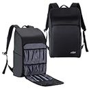 TEAVAS Travel Bartender Bag - Bar & Wine Tools Carrying Backpack with Padded Compartments & Shoulder Strap - Waterproof Bar Bag for Mixologists, Cocktail Making - Professional Laptop Party (Bag only)