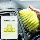 COLORCORAL Keyboard Cleaner Universal Dust Cleaning Kit Car Cleaning Gadget Electronic Dust Cleaning Slime Putty Detailing Jelly Dust Remover (1Pack)