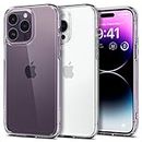 Spigen Ultra Hybrid Back Cover Case Compatible with iPhone 14 Pro max (TPU + Poly Carbonate | Crystal Clear)