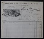 Invoice PARIS 1900 MEN'S SHOE FACTORY LUXURY FATIGUE ED CHEMIN 45