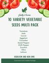 10 Variety Garden Vegetable seeds for planting in Canada-100% Non GMO & Heirloom