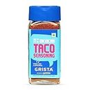 CRISTA Mexican Taco Seasoning for Taco, Enchilada & Burrito | Premium Herbs & Spices Blend with authentic Mexican Flavours | Zero added Colours, Fillers, Additives & Preservatives | Vegan | 45 gms