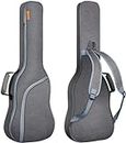 SPEHUB Electric Guitar Bag Padded Electric Guitar Gig Bag Case 0.35in Padding Dual Adjustable Shoulder Strap Electric Guitar Case (Notes) (Gray)