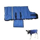 Calf Blanket Calves Warm Clothes Calf Saver Coat Warmming Jacket Vest Keep Cow Goat Warm Thickend Windproof Belly Protection Large Size 1PCS