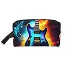 Ogniwo Magic Electric Guitar Toiletry Bag, Makeup Cosmetic Bag, Travel Bag For Toiletries, Storage Bag With Zipper, Magic Electric Guitar, One Size