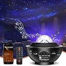 KLIFFOO 3 in 1 Galaxy Projector Star Light Projector & Bluetooth Music Speaker with Timer & Remote Control,LED Starry Night Light 360° Rotation Projector for Kids Adults Bedroom/Decoration/Gift