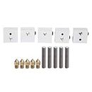Walfront MK7 / MK8 Aluminum Heater Block Kit Fit for Makerbot 3D Printer Accessories Parts For Supplies Industrial