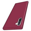 E Segoi Shockproof Designed for Samsung Galaxy Note 10 Case 6.3inch Shockproof and Scratch-Resistant [2.0mm] Slim Fit Flexible Soft TPU Cover Galaxy Note10 (Rose Red)