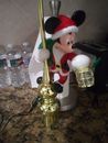 Mr Christmas 1994 Disney Mickey Mouse Lighted Animated Tree Topper 14"  WORKS