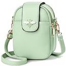 Small Crossbody Bags for Women Shoulder Bag Stylish Purses and Handbags Designer Cell Phone Purse, A-000-green, 15 * 20