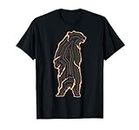 Bear Tree Grain Line Fill T-Shirt