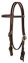 Weaver Leather Working Tack Quick Change Browband Headstall, Golden Chestnut