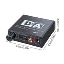 Hifi Dac Amp Digitale Audio Analoog Converter Rca 3.5Mm Hoofdtelefoon Versterker