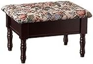 Frenchi Home Furnishing Footstool with Storage, Cherry