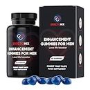 ERECTONIX Enhancement 60 Gummies for Men - Love Life Booster - with Maca Root, Tribulus and More - Designed to Boost High Stamina - Men’s Extra Strong Dietary Supplement UK Original