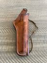 Bianchi #5BH Thumbsnap Leather Belt Holster * S&W  .44 Brown