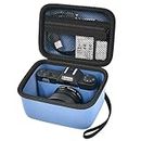 Vlogging Camera Case Compatible with brewene/for Femivo/for KVUTCIEIN/for Duluvulu 4K 48MP Digital Cameras for Youtube. Vlog Camera Carrying Storage for Lens, Cable and Other Accessories - Blue