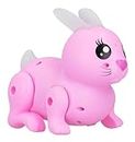 VGRASSP Walking Rabbit Figure Cute Pet Electronic Toy with Light and Sound, Eye Catching Moves - Bouncing Action Battery Operated Toy (Not Included) - Color As Per Stock