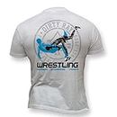 Dirty Ray Wrestling t-Shirt Homme DT14 (M)