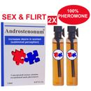 Androstenonum 2,0 ml & 2,0 ml 100 % Pheromon für Männer menschliche Pheromone ziehen sie an