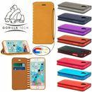 For iPhone XS Max XR / 7 Plus/ 8 Plus Case Cover Wallet+Gorilla Tempered Glass