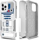 Candykisscase Case for iPhone 14, R2D2 Astromech Droid Robot Pattern Shock-Absorption Hard PC and Inner Silicone Hybrid Dual Layer Armor Defender Case for Apple iPhone 14 (R2D2 Robot)