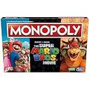 Monopoly The Super Mario Bros. Movie Edition Kids Board Game, Family Games for Super Mario Fans, Includes Bowser Token, Ages 8+ (English & French)