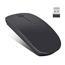 Wireless Mouse,Slim Portable Wireless Mouse for Laptop DPI Optical with 3 Adjustable Levels & USB Nano Receiver Pc Mouse Laptop Mice Computer Accessories for Laptop,Computer,Pc,Desktop,Notebook
