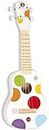 Janod Kids Wooden Toy Ukulele ‘Confetti’ - Pretend Play and Musical Awakening Toy - From 3 Years Old, J07597