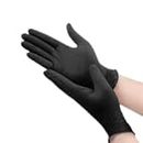 SHIELD PLUS NITRILE BLACK SMALL GLOVES (100PCS) ( DISPOSABLE & POWDER FREE)(BY WEIGHT)