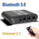 Bluetooth-Audio verstärker Home Audio Hifi Amp 2 1 Kanäle unterstützt Bluetooth/USB/RCA-Eingang