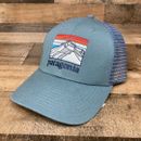Men’s Patagonia Line Logo Ridge LoPro Trucker Hat Cap Plume NWT Free Shipping