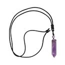 SOESFOUFU Necklace Pendant Vehicle Accessories for Men Womens Car Accessories Car Bling Accessories for Women Automobile Accessories Divination Supplies Purple Crystal To Weave Man