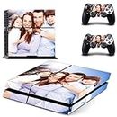 Custom Vinyl Skin Sticker Decal Cover for PS4 Console and Controllers, Personalized with Your Photos