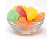 Zachary 5 lb Assorted Fruit Slices Chewy Jelly Candy - Cherry Orange Lemon Lime